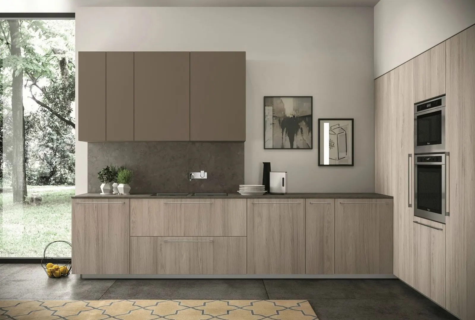 European oak kitchen